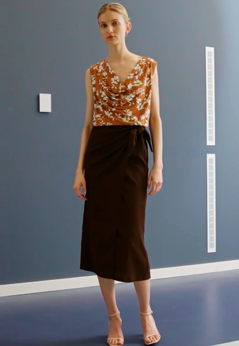 Anna Field A-Linien-Rock - Brown 2 Anna Field A-Linien-Rock - Brown – Bild 2