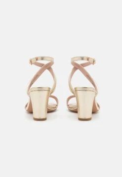 Anna Field LEATHER - High Heel Sandalette - Gold-coloured 9 Anna Field LEATHER - High Heel Sandalette - Gold-coloured -Anna Field 04e7716f473f463e97971a1d11104791
