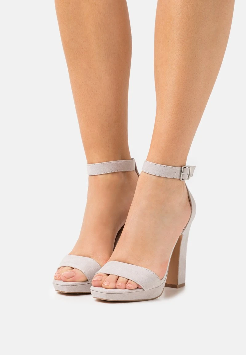 Anna Field High Heel Sandalette - Light Grey 1 Anna Field High Heel Sandalette - Light Grey