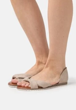 Anna Field LEATHER - Riemensandalette - Taupe