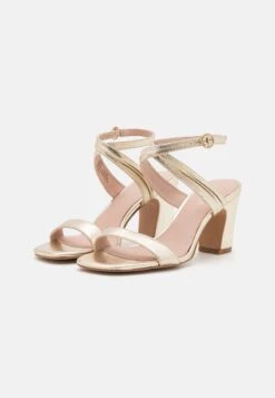 Anna Field LEATHER - High Heel Sandalette - Gold-coloured 8 Anna Field LEATHER - High Heel Sandalette - Gold-coloured -Anna Field 17c5cbfd70d545f08fbc2d623eac48e7