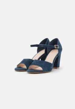 LEATHER - Riemensandalette - Dark Blue -Anna Field 1f747226434c4385a614c3b1375098f4