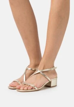 Neu eingetroffen 1 Riemensandalette - Gold