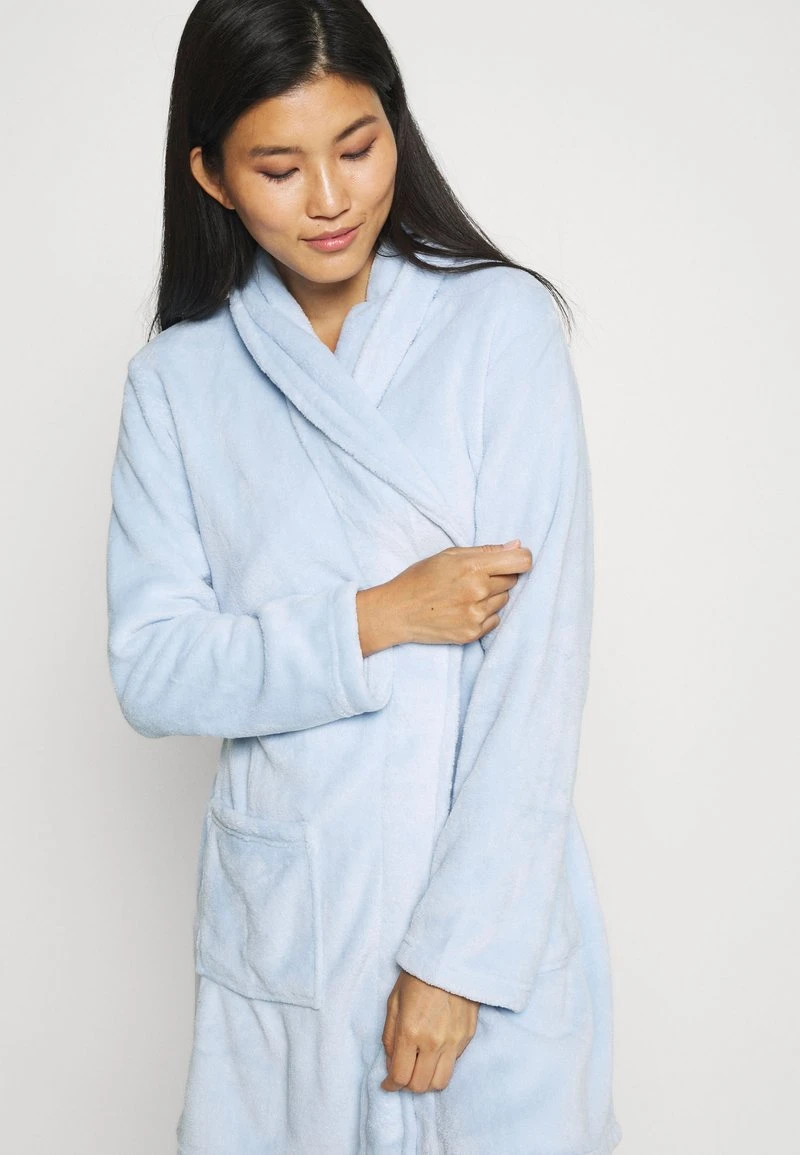 Anna Field LADIES PLUSH BATHROBE - Bademantel - Blue 4 Anna Field LADIES PLUSH BATHROBE - Bademantel - Blue – Bild 4