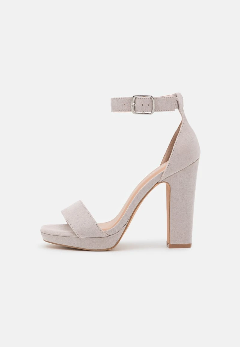 Anna Field High Heel Sandalette - Light Grey 2 Anna Field High Heel Sandalette - Light Grey – Bild 2