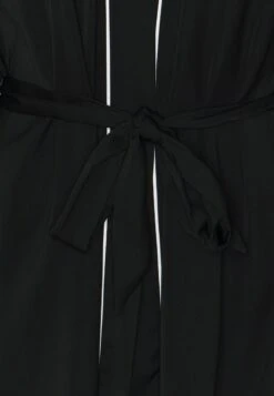 Anna Field AMANDA SATIN DRESSING GOWN - Bademantel - Black -Anna Field 4cb2427b486e4ab3b54c4c6bf8a5de97