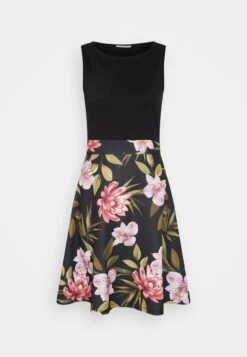 Anna Field Jerseykleid - Black/black/pink -Anna Field 566117c5c76c498c8ec0f4f3e04f7e92