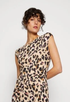 Anna Field Jerseykleid - Black/beige/multi-coloured -Anna Field 5e22627d08b34c298b5ad72270805ab1