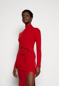 Anna Field ROLLKRAGEN RIPP MINI STRICKKLEID MIT GÜRTEL - Strickkleid - Red 9 Anna Field ROLLKRAGEN RIPP MINI STRICKKLEID MIT GÜRTEL - Strickkleid - Red -Anna Field 71b57cf9ce54411882918bef331aba09