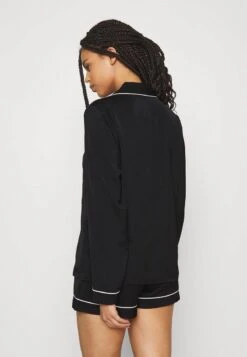 Anna Field AMANDA LONG SLEEVE SHORT SET - Nachtwäsche Set - Black 8 Anna Field AMANDA LONG SLEEVE SHORT SET - Nachtwäsche Set - Black -Anna Field 76c1a6e3060042a98452482dadb33e40