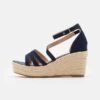 Anna Field Plateausandalette - Blue