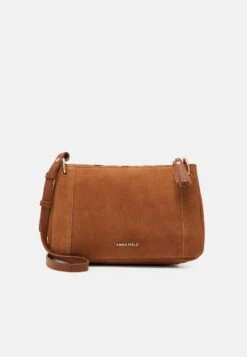 Anna Field LEATHER - Umhängetasche - Cognac