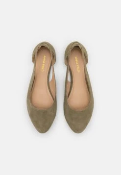LEATHER - Klassischer Ballerina - Olive 11 LEATHER - Klassischer Ballerina - Olive -Anna Field 8bc75819509841e18f12c3857a548b72