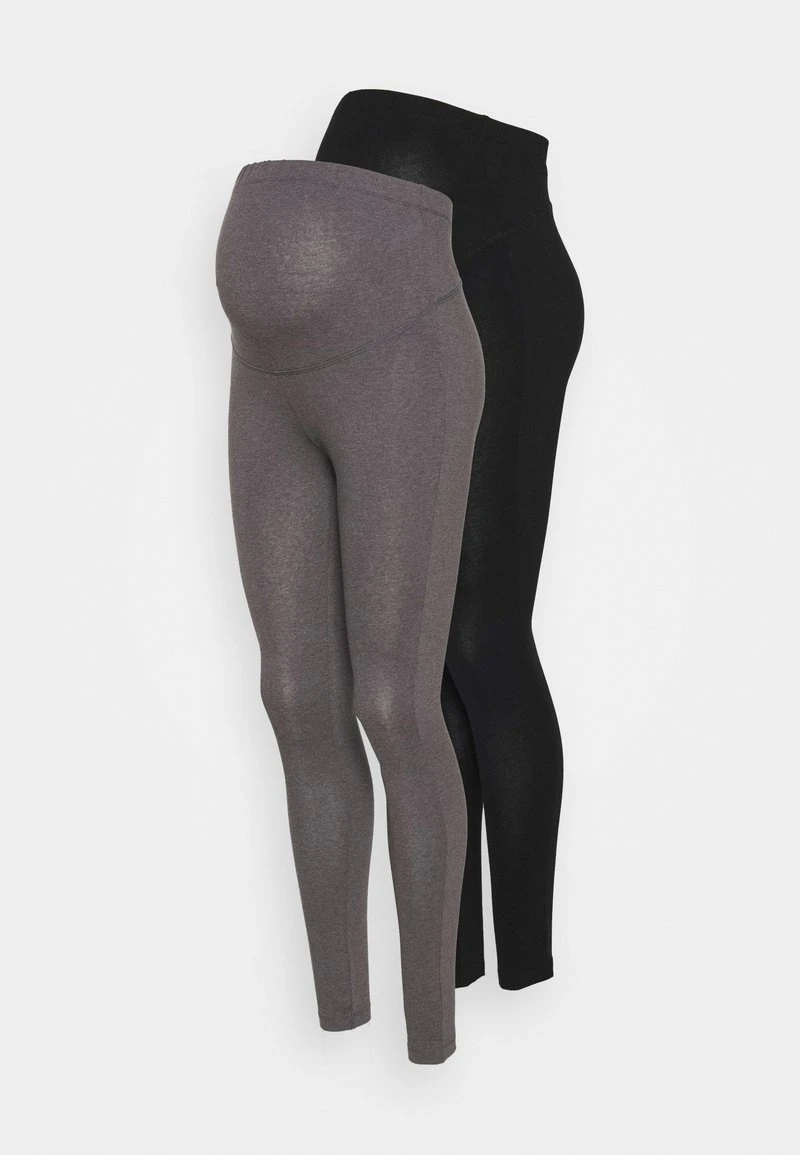 2 PACK - Leggings - Hosen - Grey/black 6 2 PACK - Leggings - Hosen - Grey/black – Bild 6