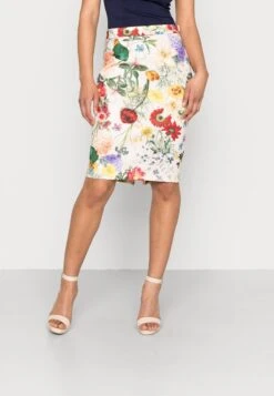 Anna Field Bleistiftrock - Light Pink/multi-coloured