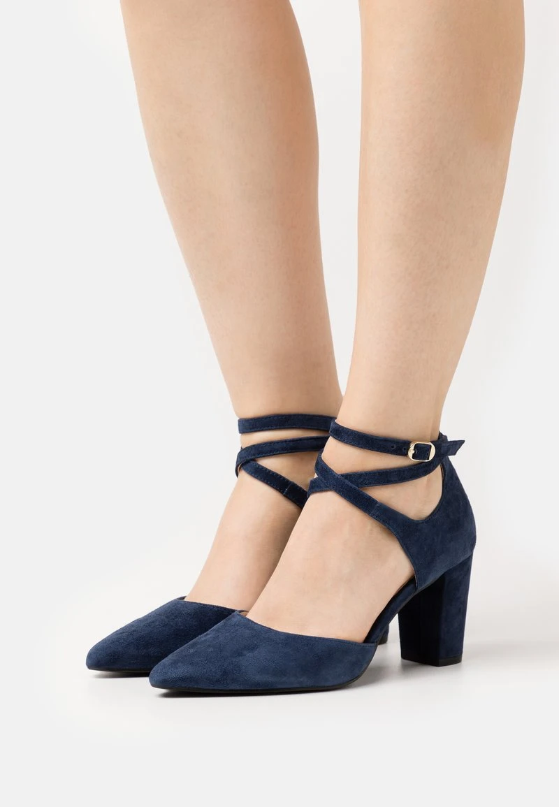 Anna Field LEATHER - High Heel Pumps - Dark Blue 1 Anna Field LEATHER - High Heel Pumps - Dark Blue