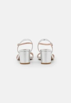 Anna Field LEATHER - Riemensandalette - Silver -Anna Field a392da5215d34f83bf182dde831793cf