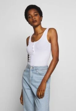 Anna Field Top - White -Anna Field b418e6776b5c4474bbb59902a3dcf2d3