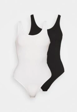 Anna Field 2 PACK - Body - Black/white -Anna Field b6ef13ec2831406994a62a482b466e7c