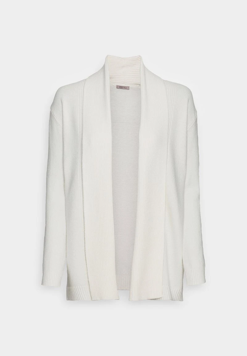 Anna Field RIBBED FOLD COLLAR - Strickjacke - Black 5 Anna Field RIBBED FOLD COLLAR - Strickjacke - Black – Bild 5