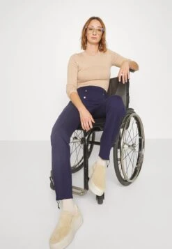 Anna Field Stoffhose - Dark Blue -Anna Field d4acf861cab64480bf050a61c8537486