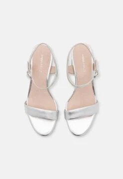 Anna Field LEATHER - Riemensandalette - Silver -Anna Field d8175a71baaa42b89c0f78ec1aba1ef6
