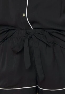 Anna Field AMANDA LONG SLEEVE SHORT SET - Nachtwäsche Set - Black 10 Anna Field AMANDA LONG SLEEVE SHORT SET - Nachtwäsche Set - Black -Anna Field daee5cd5bf7a4e1ab79a3df9712f841e