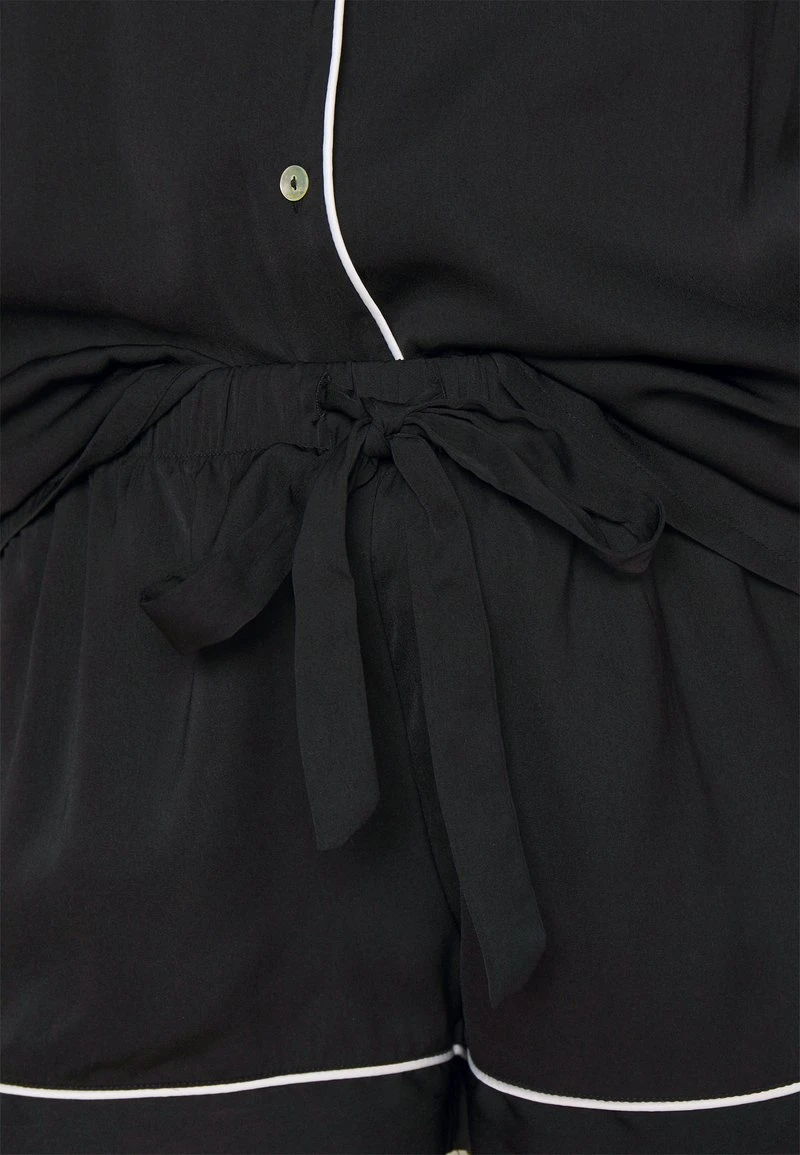 Anna Field AMANDA LONG SLEEVE SHORT SET - Nachtwäsche Set - Black 5 Anna Field AMANDA LONG SLEEVE SHORT SET - Nachtwäsche Set - Black – Bild 5