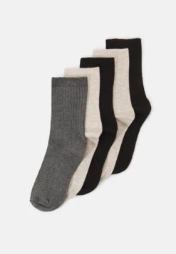 Anna Field 5 PACK - Socken - Beige/black/grey -Anna Field dea7449edcb441f7b7474480476e34b4 2