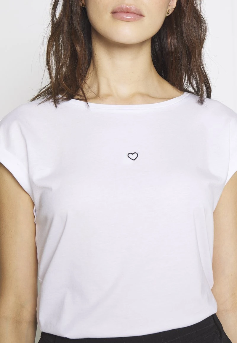 Anna Field T-Shirt Basic - White 5 Anna Field T-Shirt Basic - White – Bild 5