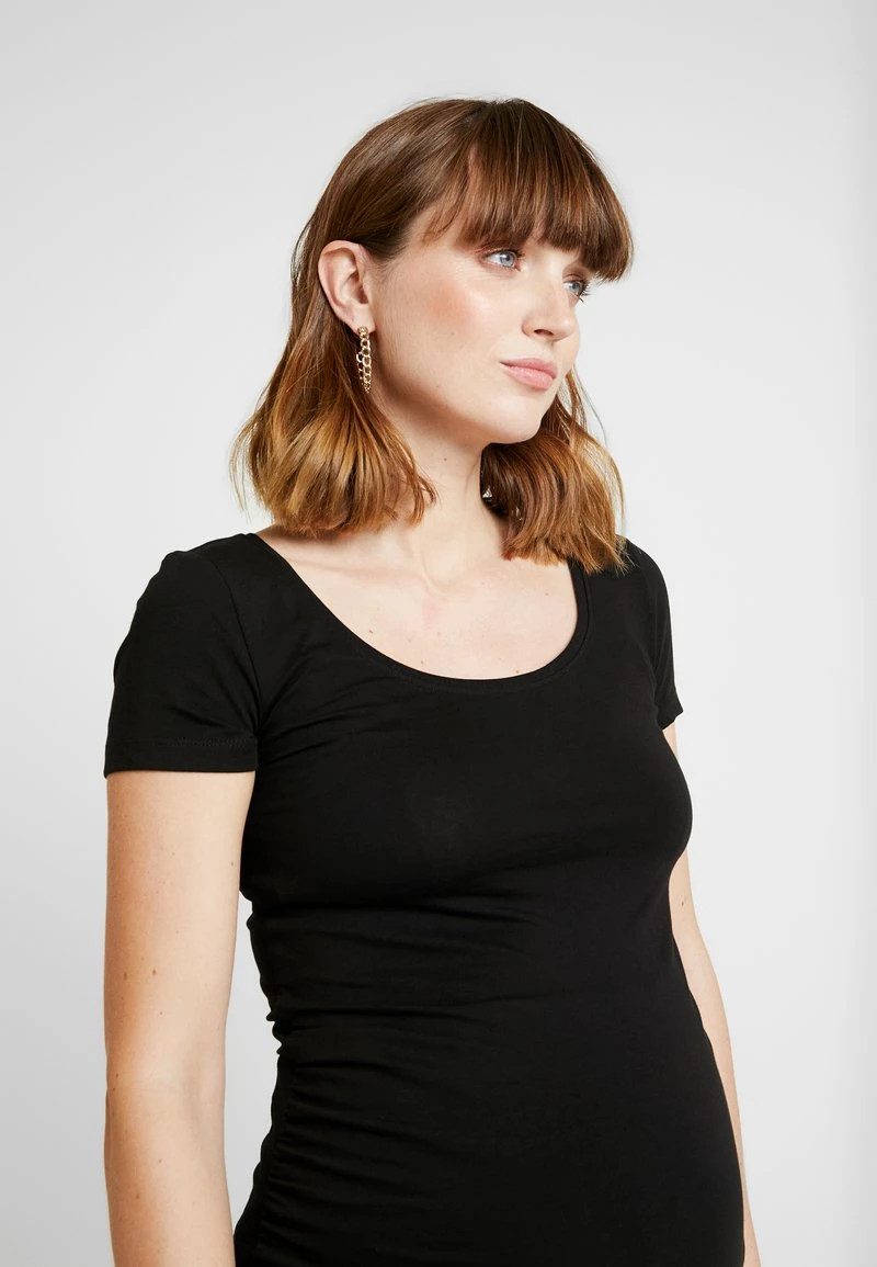 2 PACK - T-Shirt Basic - Dark Gray/black 6 2 PACK - T-Shirt Basic - Dark Gray/black – Bild 6